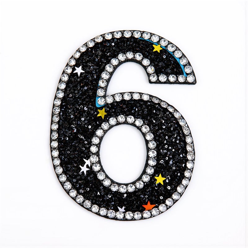 Multi Fabric Compatible Number Iron On Patches 0-9 - Image 4
