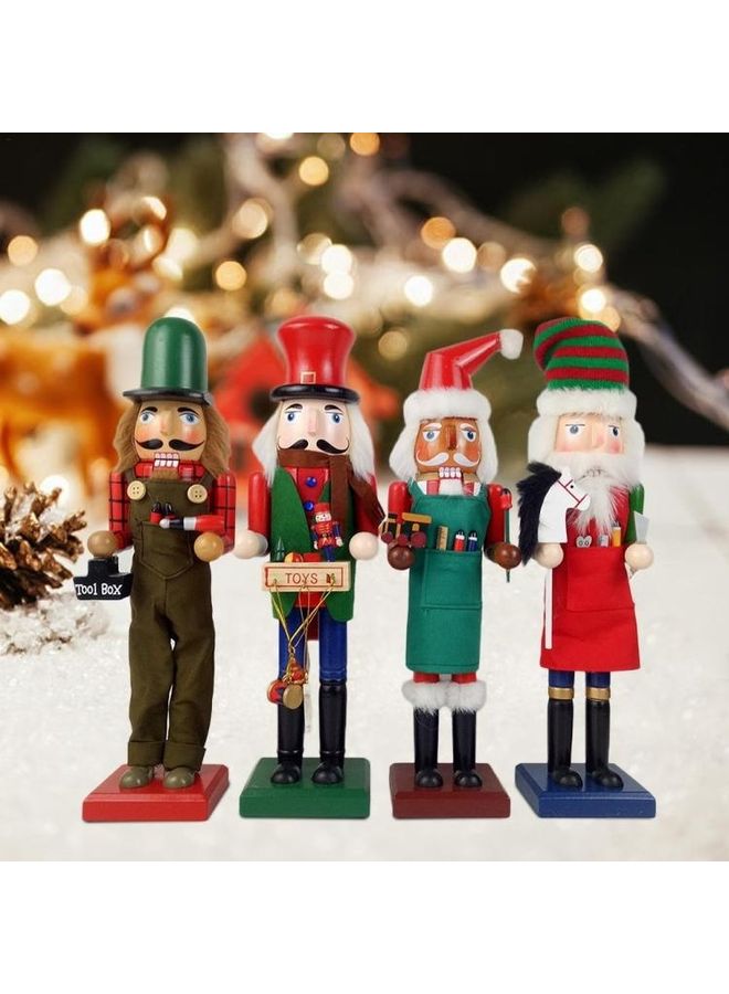 بي جي إم زينة بتصميم رجل خشبي متعدد الألوان - Image 2