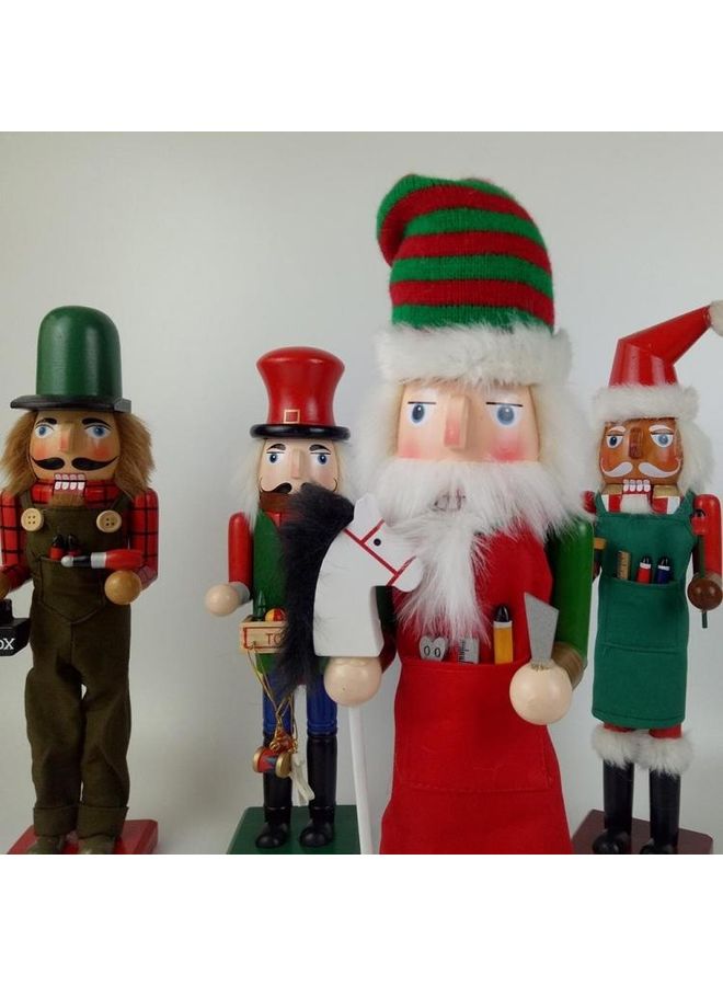 بي جي إم زينة بتصميم رجل خشبي متعدد الألوان - Image 4