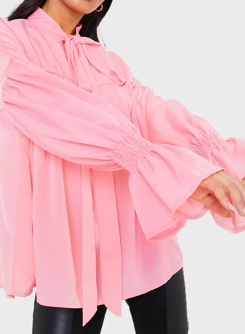 In the style Bow Detail Blouse
