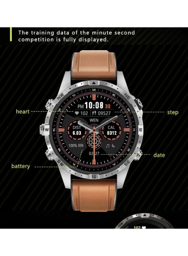 Aolon GT5 PRO Smart Watch – 1.6" Full Round 464×464 Display, IP67 Waterproof, Built-in Compass, 100+ Sports Modes, Heart Rate & Blood Oxygen Monitoring, 30-Day Standby - Image 3