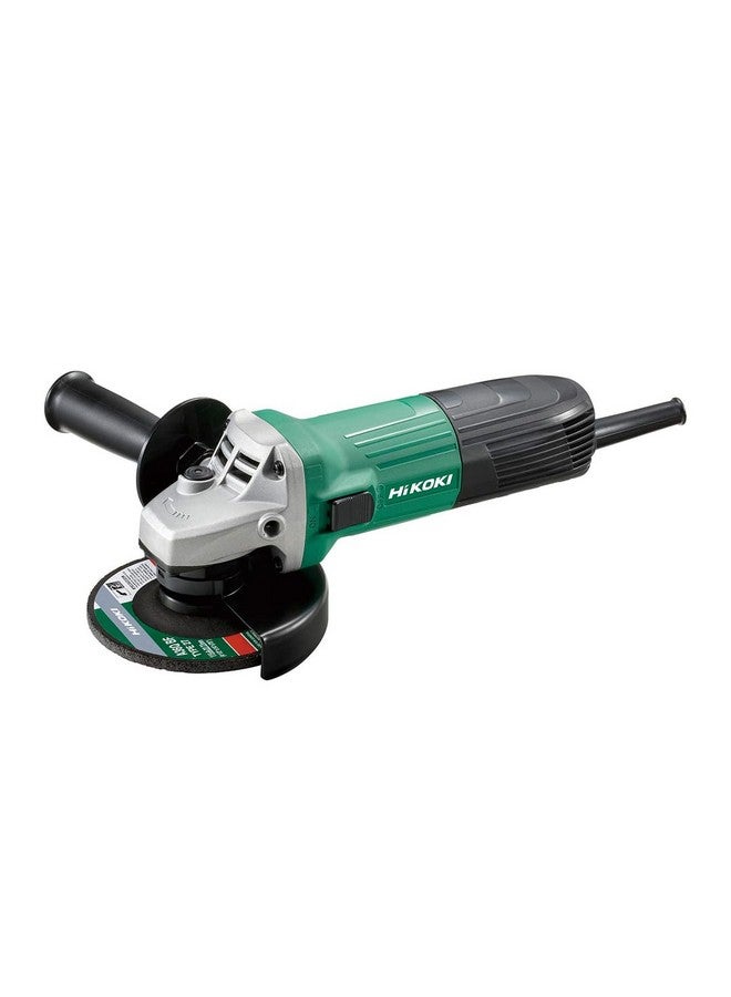 Hikoki HIKOKI Corded Angle Grinder | 600W Powerful Motor | 0-V Restart Protection | 1.7 KG | 12000 RPM | 100mm Wheel Dia | 197mm Grip | Slide Switch | Side Handle | Wrench Included | G10SS2  - Image 1