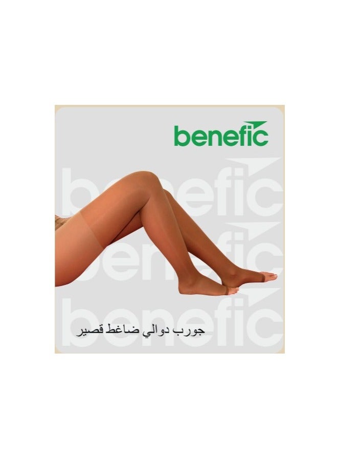 benefic Full-Length.elastic open-toe varicose vein stockings (30-40)mmhg