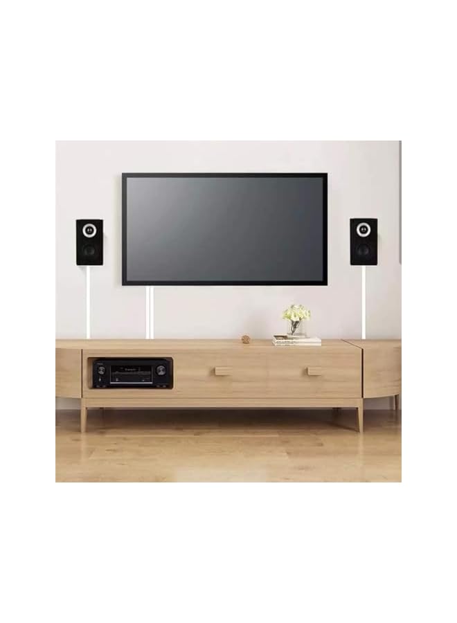 PROMASS Global 95Cm Square Cable Box Self Adhesive Pvc Trunking White Wall Cord Cover Concealer On-Wall Wire Paintable Management Raceway To Hide Wires - Pack Of 1 (3Pcs of 10X10X950Mm) - Image 4