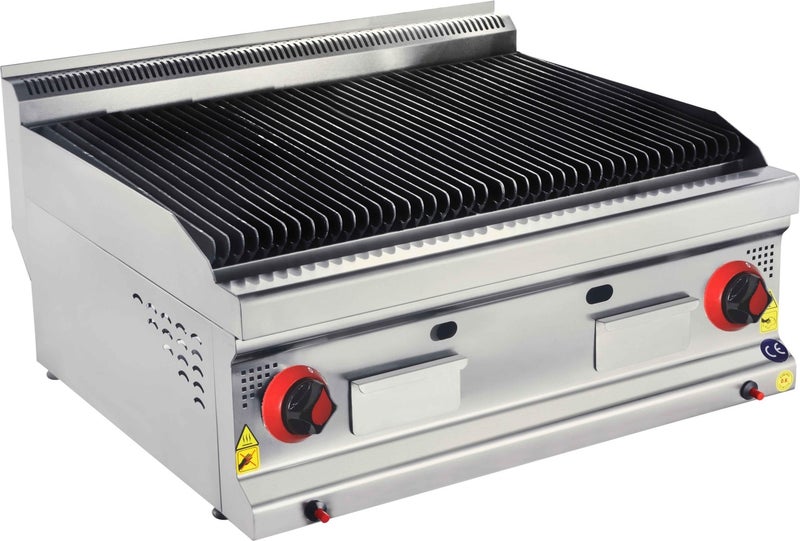 CSA Inox Karacasan Industrial 700 Series Countertop Natural Gas Water System Grill 