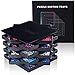 TIDYBOSS 8 Black Puzzle Sorting Trays with Lid 10 x 10  Puzzle Organizers and Storage  for Puzzles Up to 2000 Pieces - Image 4