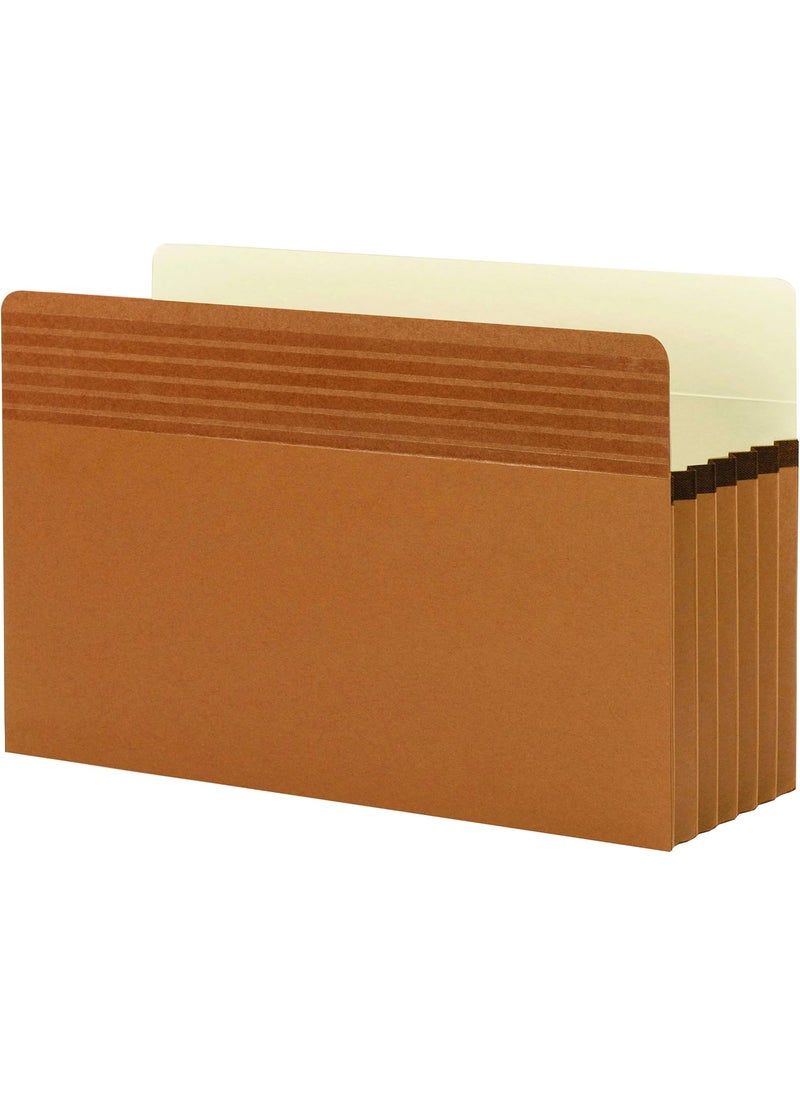 Smead Smead Easy Grip File Pocket StraightCut Tab 514 Expansion Legal Size Redrope 10 per Box 73211  - Image 1