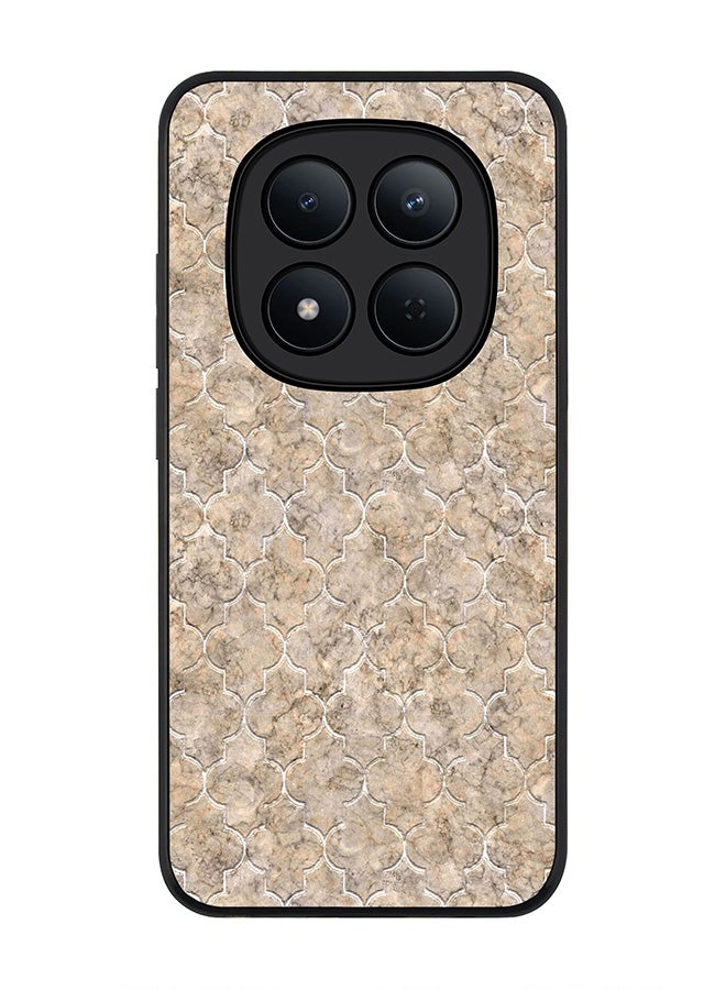 For Xiaomi Redmi Note 15 Pro 5G Case,Slim fit Camera Protection, Shockproof Thin Phone cover  - Arabesque Tiles