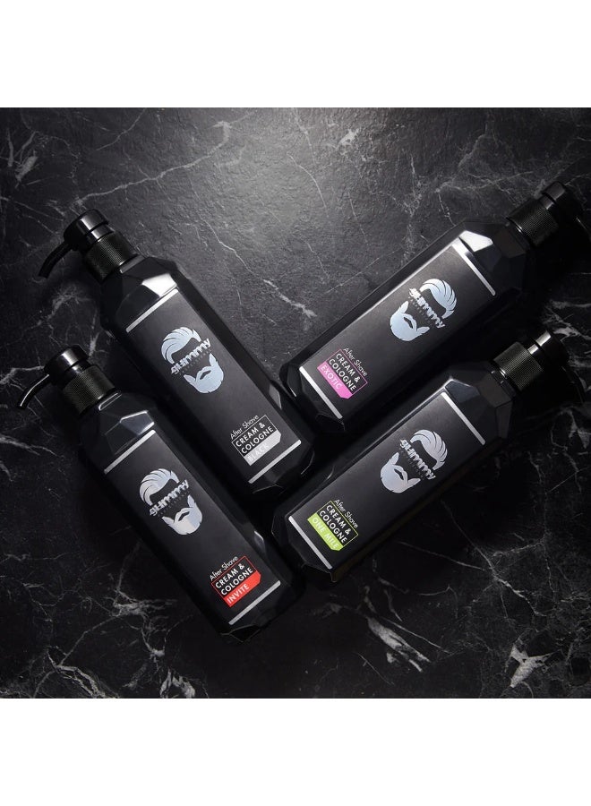 Gummy After Shave Cream Cologne Purple 400ml - Image 3