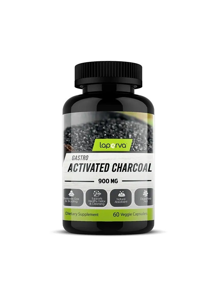 Laperva فحم مفعل 900 ملغ 60 كبسولة