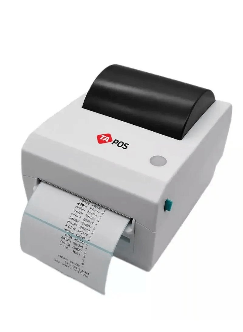 TA POS Thermal barcode printer for printing labels and shipping invoices with automatic label separation feature 