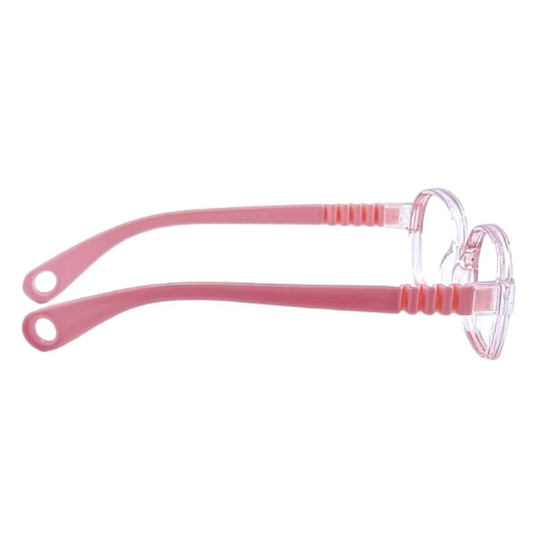 RedEx نظارات أطفال مرنة وغير قابلة للكسر بتصميم أنيق وإطار كامل باللون الأسود على شكل مستطيل - Image 5