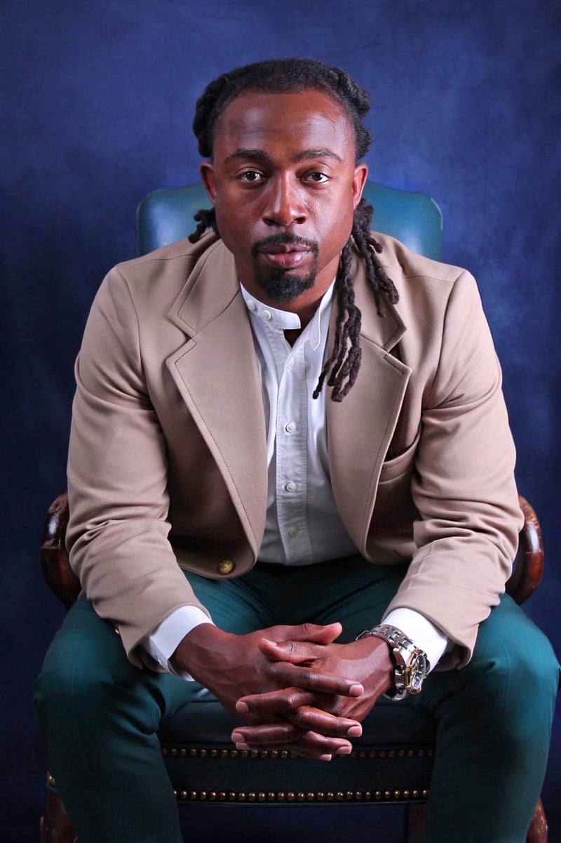 Kate كات 5x7 قدم خلفيات زرقاء داكنة تجريدية ميكروفايبر خلفية زرقاء داكنة لجلسات التصوير الفوتوغرافي - Image 2