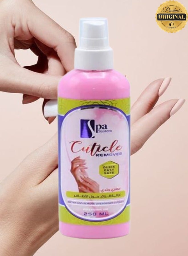 Spa System 3 Pieces Cuticle Remover Quick Easy Safe 250ML - Image 2