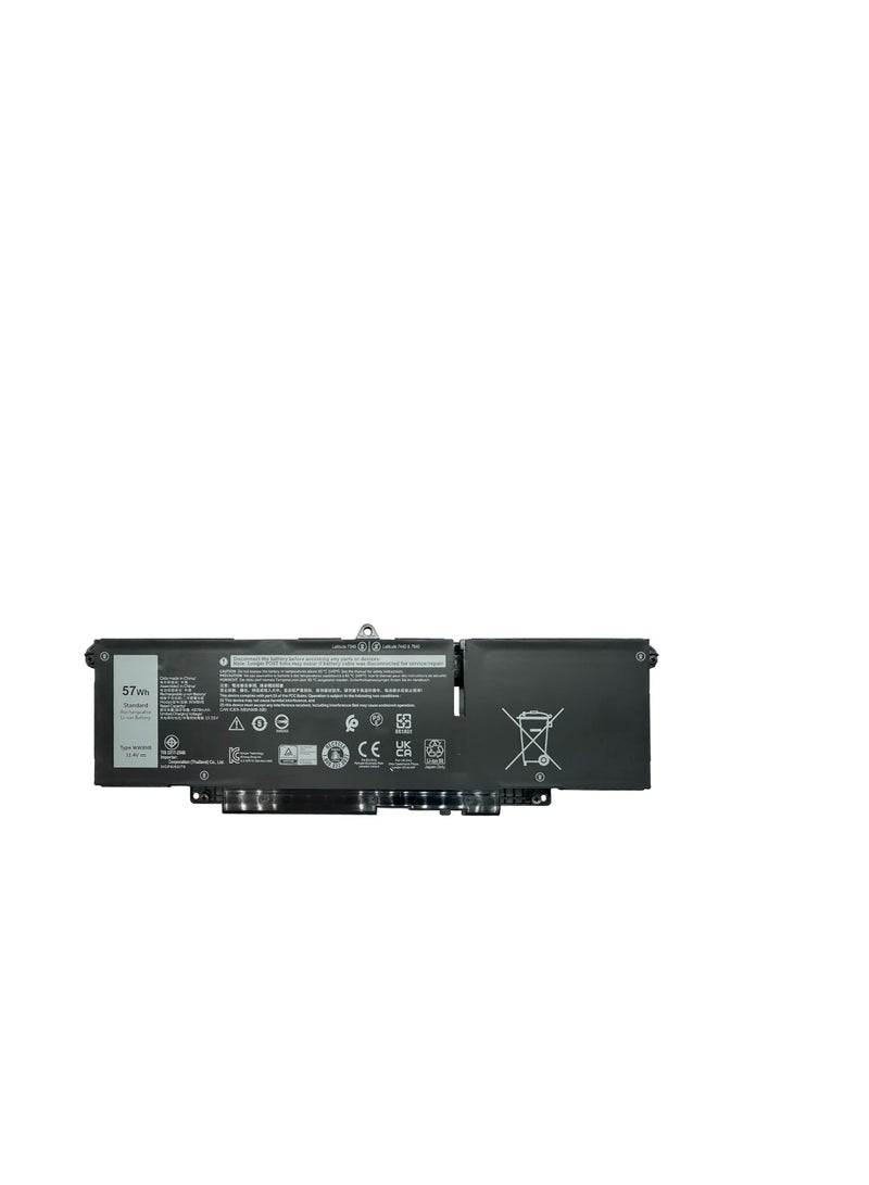 Terabyte بطارية لابتوب متوافقة مع Dell Latitude 7340 7350 7440 7450 7640 7650 سلسلة 66DWX FH97R 0HYH8 0CTJJ6 P126F P126F001 P175G P175G001 - Image 1