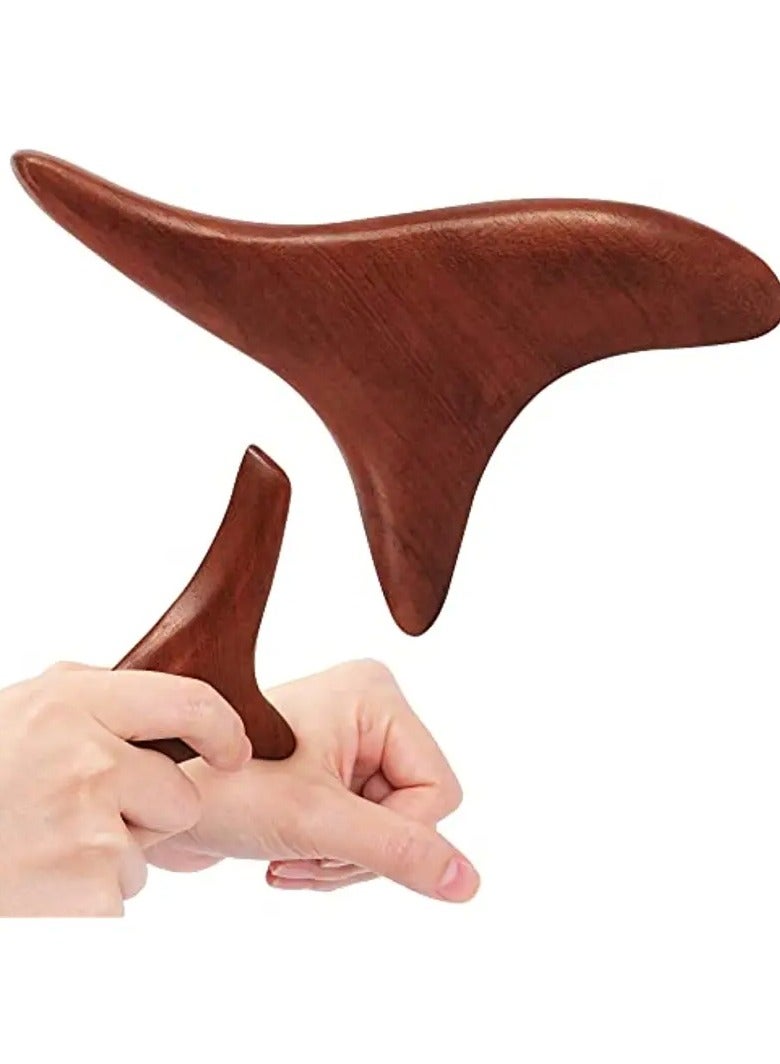 Rozino 1pc Wooden Triangle Massager Tool for Full Body Relaxation - Image 1