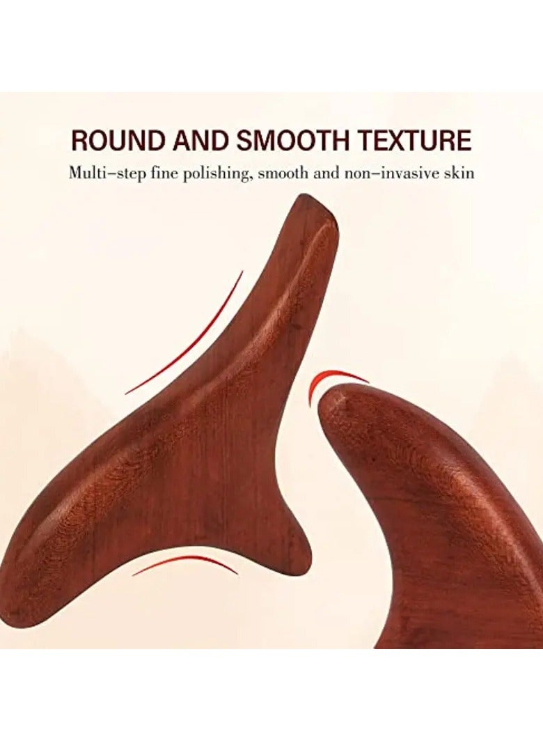 Rozino 1pc Wooden Triangle Massager Tool for Full Body Relaxation - Image 3
