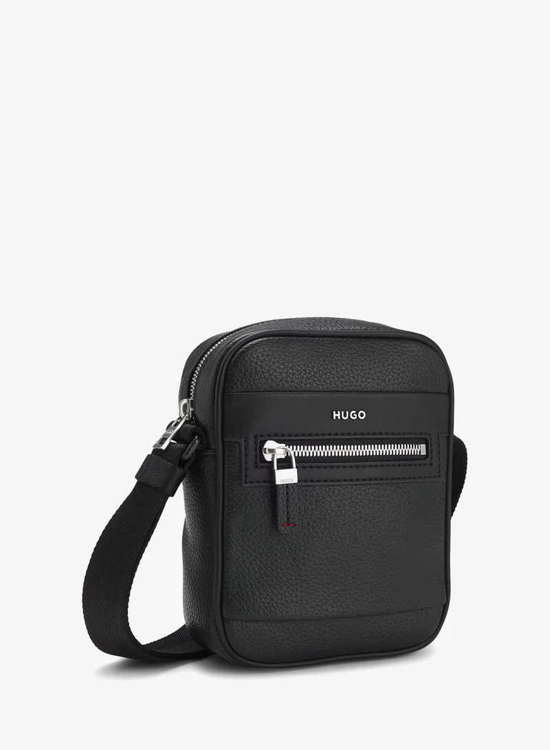 HUGO Black Reporter bag with hardware trims for Men | Best Price UAE