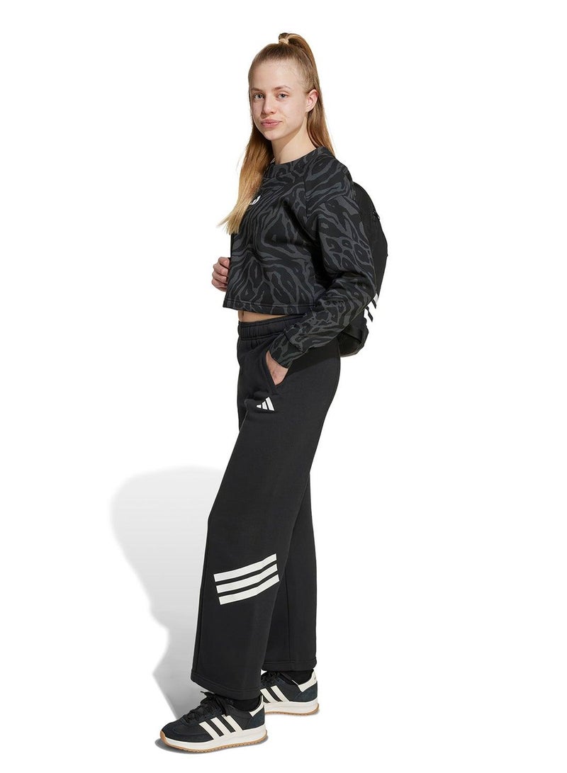 Adidas Future Icons Wide Leg Open Hem Pant - Image 5