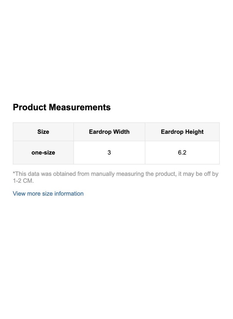 Shein 1 Pair Women's Fashionable Exaggerated Personalized Earrings, Jewelry Gift - Image 2