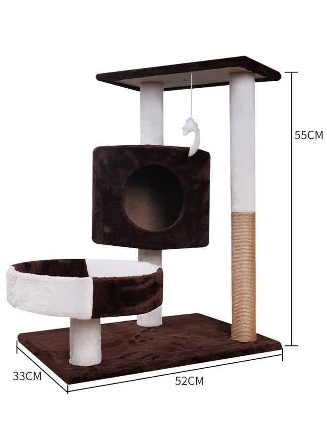 NKX - Multi-Level Kitten Play Tree with Scratching Post and Ladder - Image 1