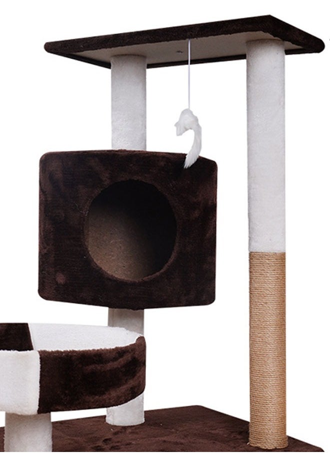 NKX - Multi-Level Kitten Play Tree with Scratching Post and Ladder - Image 1