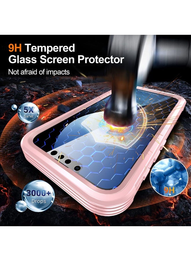 NIBEMINENT Miracase Magnetic for iPhone 16e Case Full-Body Phone with Built-in Glass Screen Protector, [Compatible with MagSafe] Military Drop Proof 16E Cover Bumper 6.1 inch  - Image 2