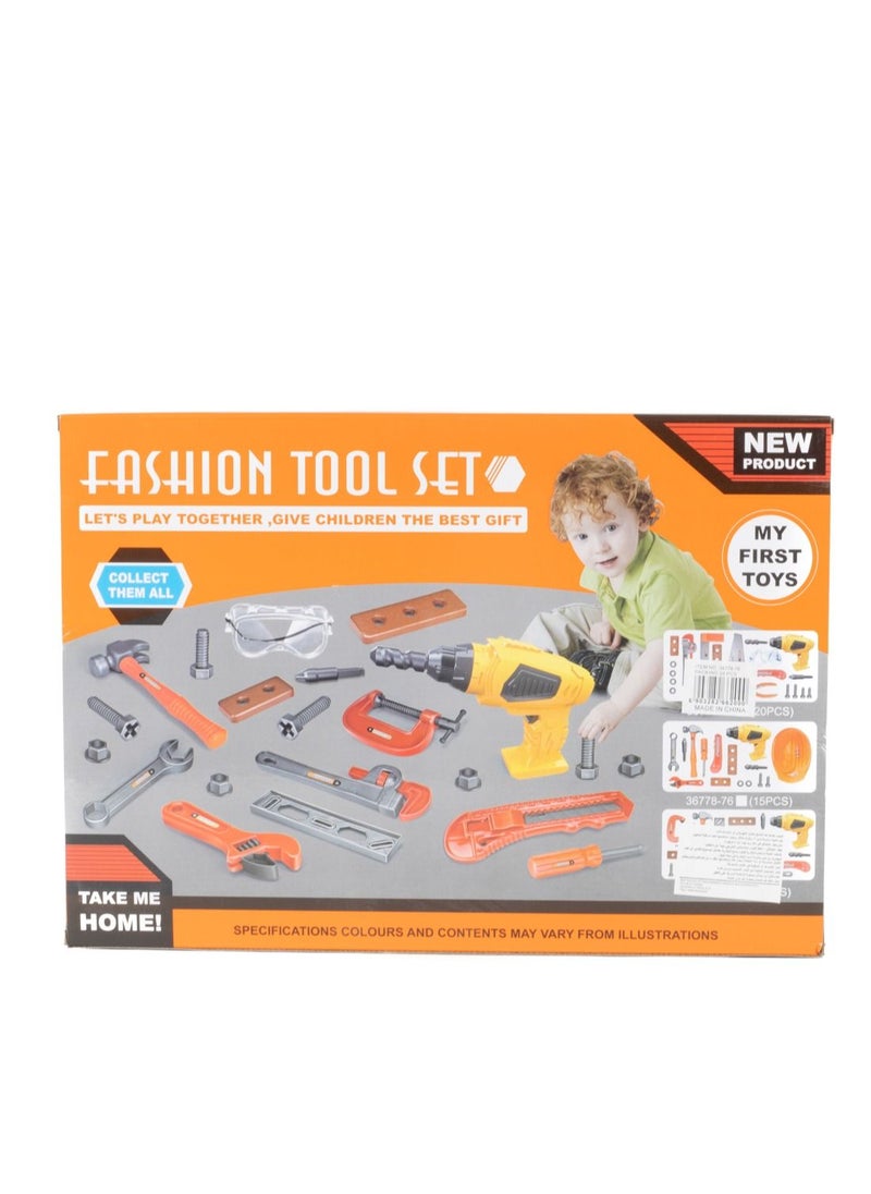 null - Engineer Kit and Building Kit Fantasy Game Engineer with Construction Equipment - Image 1