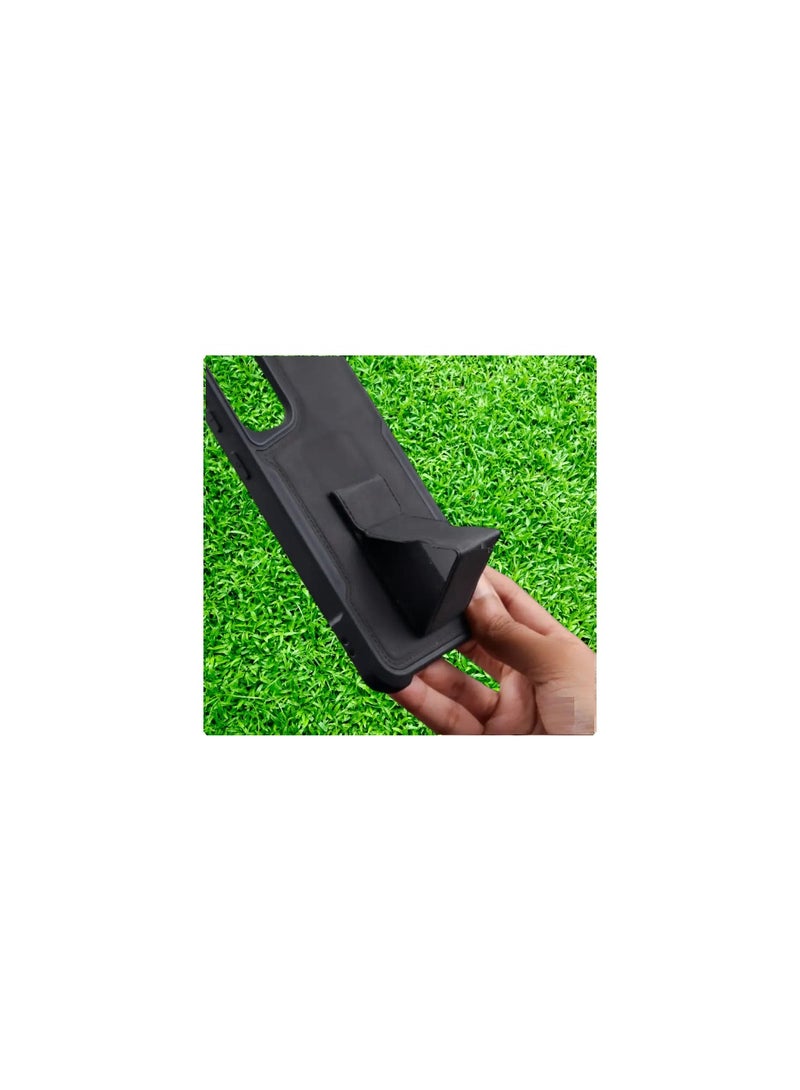 كريتيف جراب لهاتف سامسونج FE 24   بحامل رفيع ومتين لون اسود - Image 5