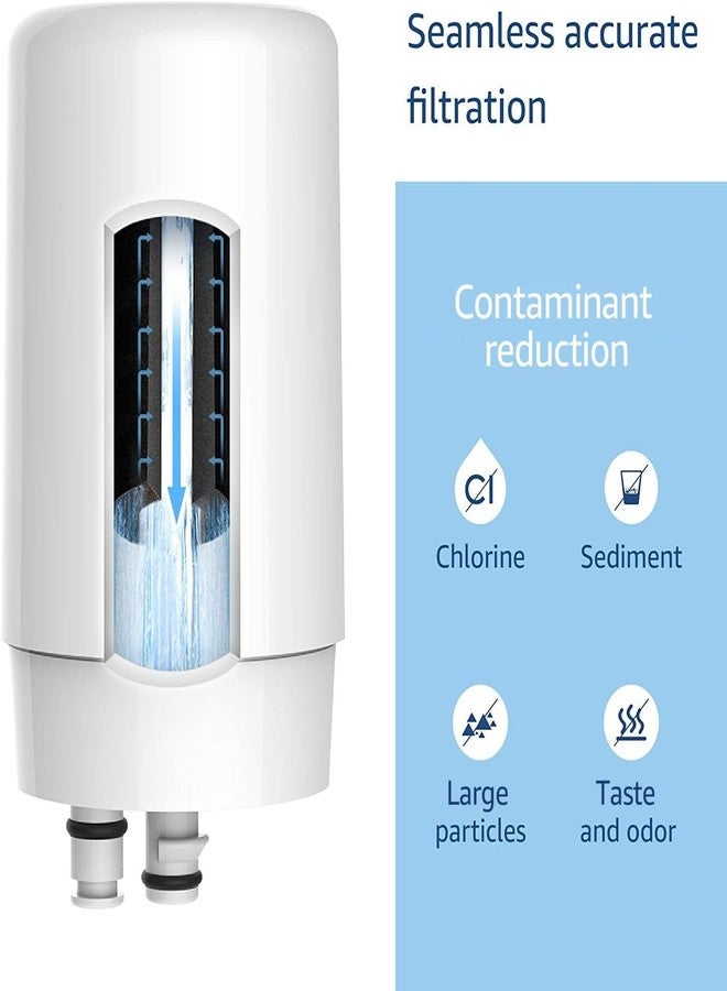 Waterdrop Faucet Water Filter, Replacement for Brita® Filter, Brita® Faucet 36311 On Tap Water Filtration System, FR-200, FF-100 Replacement Filter, White (3 Packs) - Image 2