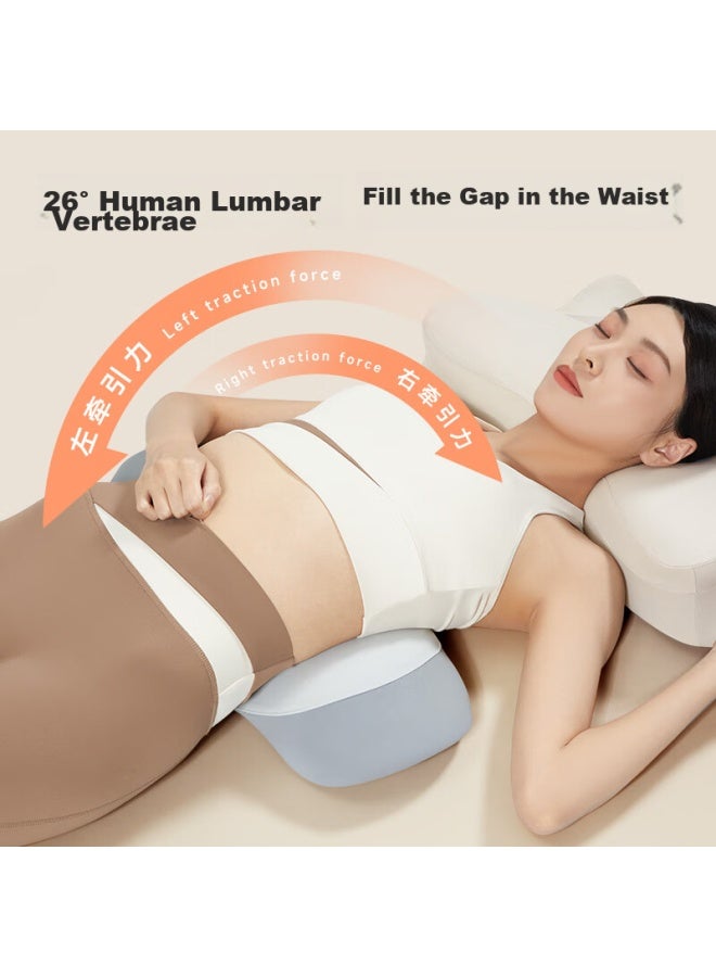 Silayi Siliyi Lumbar Pillow, Waist Cushion, Back Support, Bed Pillow, Pregnancy Support, Memory Foam, Lumbar Disc Herniation - Image 1