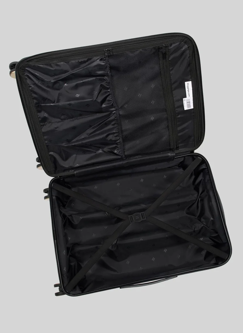 ماتلان حقيبة سفر   بطبعة نمر بنية صلبة