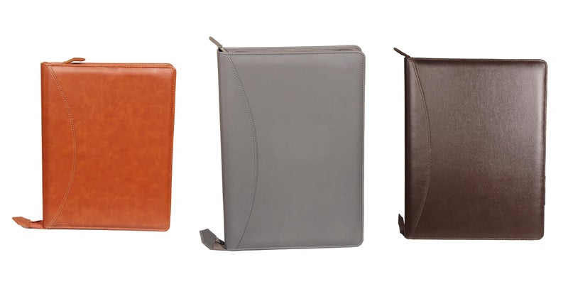 Sukeshcraft Pu Multiuse 30 File Sleeve for Documents, Certificates, Fixed Deposit Receipt, Portfolio Documents Holder (Cypress Baige), 13.5x8.5 Inches - Image 2
