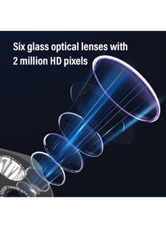 Generic D8 High-definition Camera Head Mounted Lighting Video Record-Color:D9 Gray Complete Set + 32g Memory Card  - Image 3