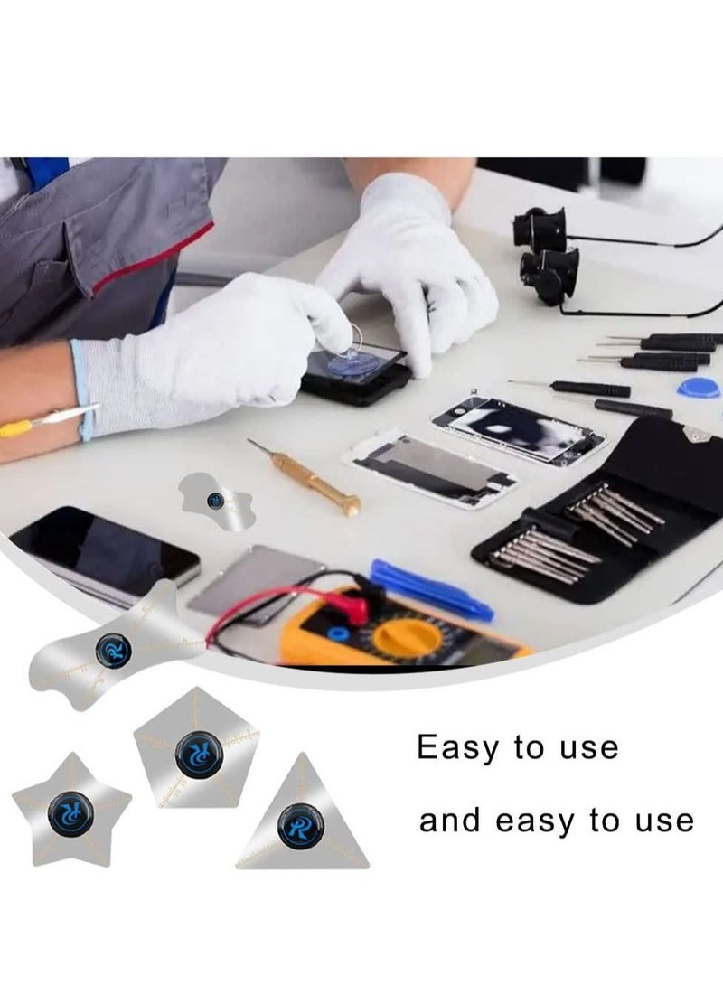Captaintech Curved Spudger, 5 in 1 Professional Stainless Steel Cell Phone Repair Pry Blade, Curved Spudger Pry Blade Repair Opening Tool for Phone iPad Laptop - Image 2