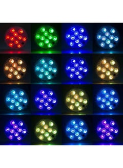erorex Submersible Led Lights Pond Fountain Lights Battery Operated Waterproof Pool Lighting With Remote Decorative Fish Bowl Underwater Led Lights For Aquarium Vase Base Wedding Halloween 2Pack  - Image 3