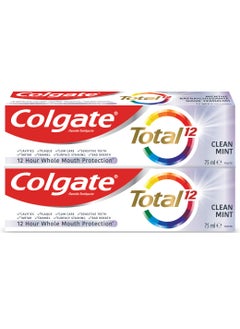 Toothpaste Total Clean Mint 12hr Protection  Pack Of 2