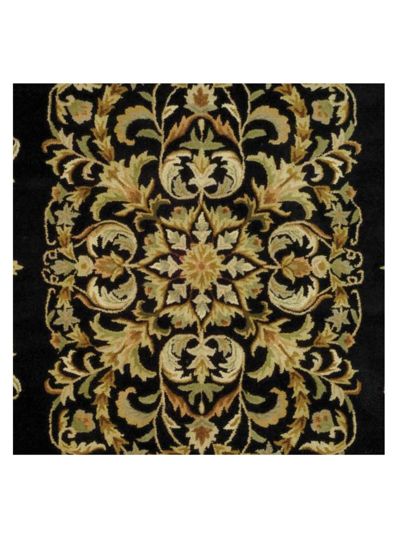 AURUM HOME AH016B Hand Tufted Area Traditional Carpet Interior Living Bedroom, Bedroom, Exhibition Area Cut Wool Pile, Rectangle  - Image 3