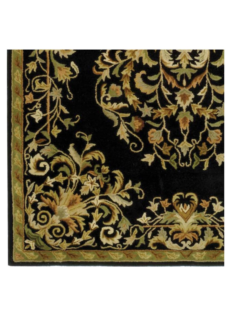 AURUM HOME AH016B Hand Tufted Area Traditional Carpet Interior Living Bedroom, Bedroom, Exhibition Area Cut Wool Pile, Rectangle  - Image 4