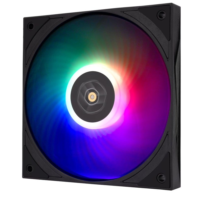 Thermalright TL-H12015B-S CPU ARGB Fan,Computer Case Cooling Quiet, 1900RPM High Speed,15mm Slimline Cooler for CPU Cooling and Chassis,Black, 120mm PC Cooler Fan(TL-H12015B-S) - Image 1