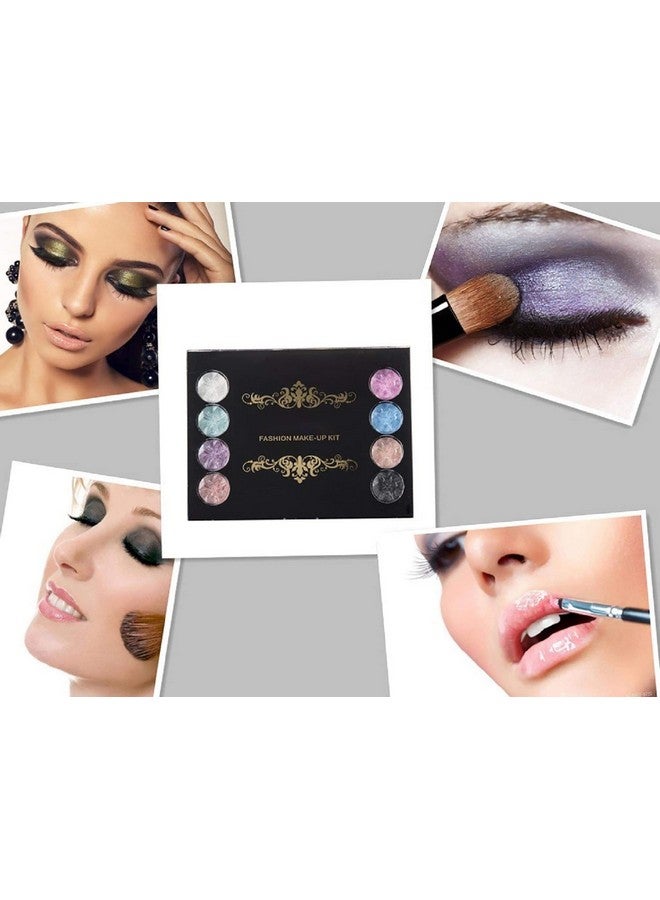 OUO Eyeshadow Palette Lt Makeup Palette 37 Bright Colors Matter And Shimmer Lip Gloss Blush Brushes Cosmetic Makeup Eyeshadow Highly Pigmented Palette For Girls Festival Birthday Gift Concealer Makeup Kit - Image 3