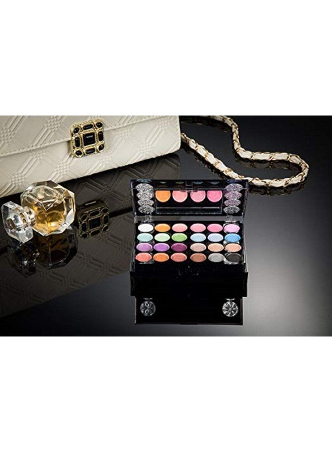 OUO Eyeshadow Palette Lt Makeup Palette 37 Bright Colors Matter And Shimmer Lip Gloss Blush Brushes Cosmetic Makeup Eyeshadow Highly Pigmented Palette For Girls Festival Birthday Gift Concealer Makeup Kit - Image 5