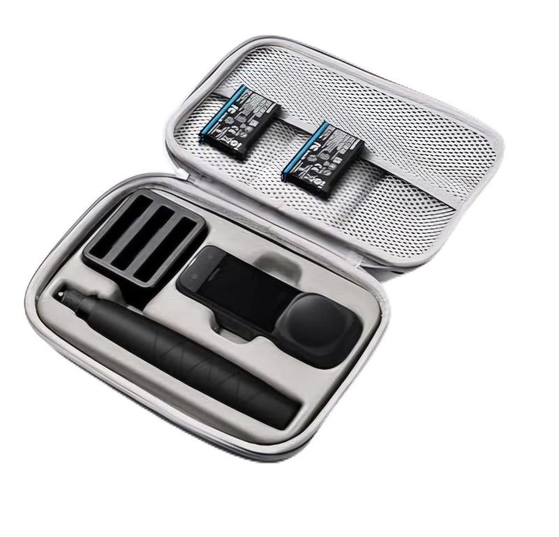 Careflection Premium Carry Case for Insta360 X4 Camera, PU Hard Shell Bag Strap & Handle Anti-Scratch Liner Design Travel Carry Bag Accessories Bag for Insta360 X4 Camera - Image 1