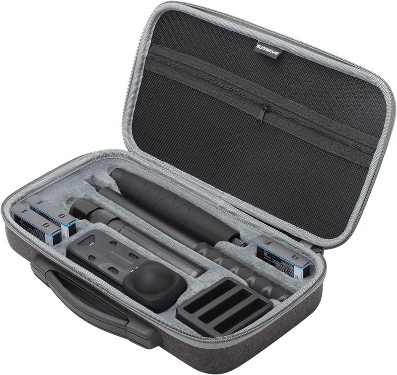 Careflection Premium Carry Case for Insta360 X4 Camera, PU Hard Shell Bag Strap & Handle Anti-Scratch Liner Design Travel Carry Bag Accessories Bag for Insta360 X4 Camera - Image 4