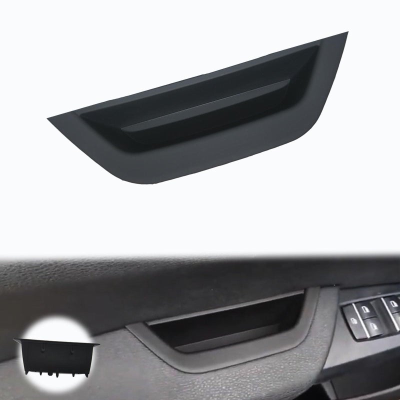 OVANOH Black Driver Side Door Armrest Handle Storage Compartment Compatible for BMW X3 F25 20102016 X4 F26 20142017 Cover Door Container Storage Box Door Armrest Cover - Image 3