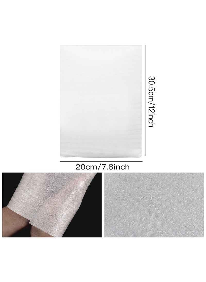Excefore - 100 Pack Foam Wrap Sheets Cushion Foam, Foam Wrap Sheets Cushioning For Moving, Shipping, Packaging, Storage-Safely Cushion Wrap For Dishes, Furniture, Glasses, Plates, Cups (12x 8 Inch) - Image 1
