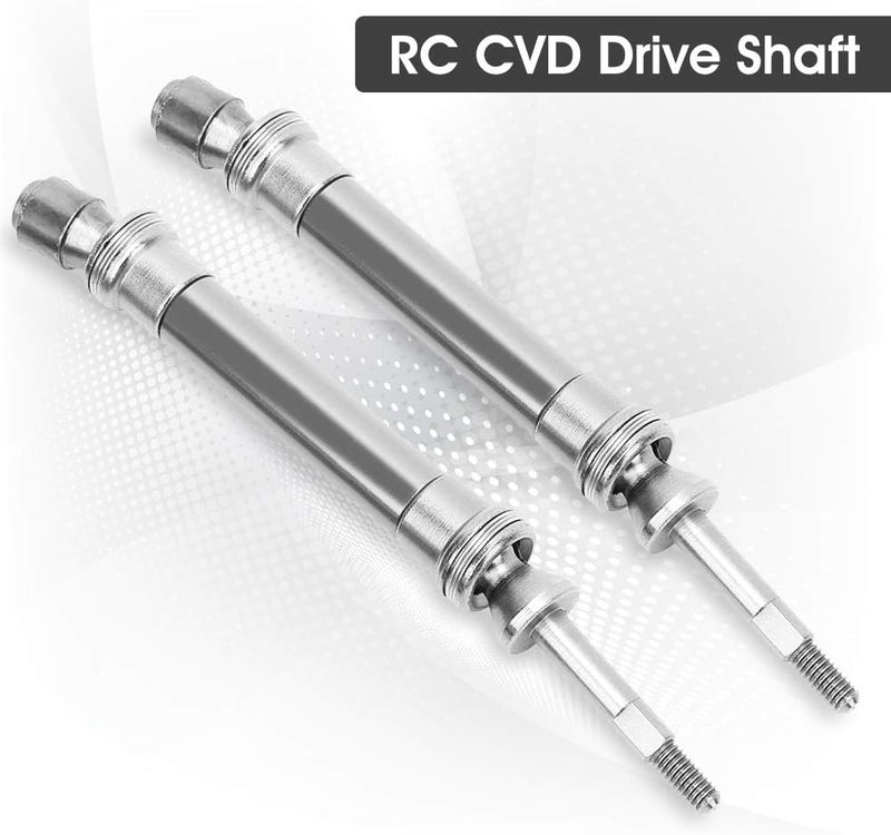 راحة عمود نقل الحركة CVD للسيارات التي تعمل بالتحكم عن بعد، مجموعة عمود نقل الحركة الخلفي المعدني CVD لسيارة سلاش 1/10 التي تعمل بالتحكم عن بعد NSV775 (تيتانيوم) عمود نقل الحركة سلاش ثنائي الدفع - Image 5