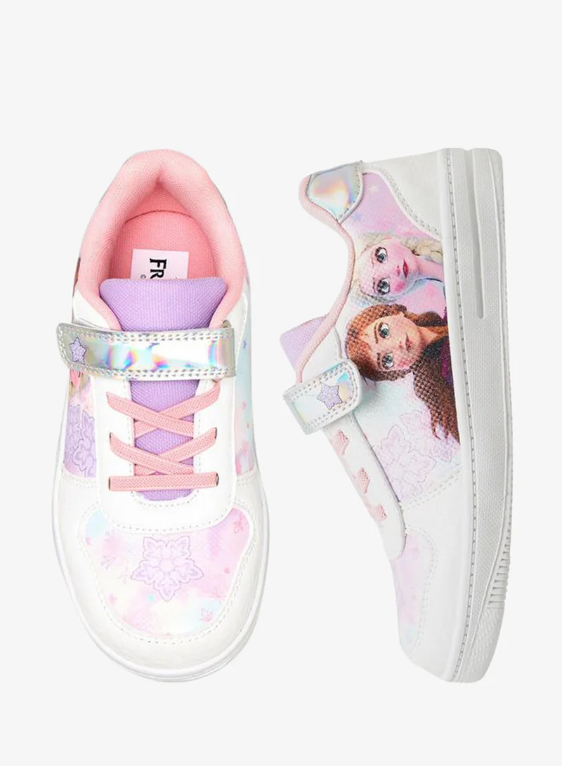 Disney Girls Frozen Print Sneakers