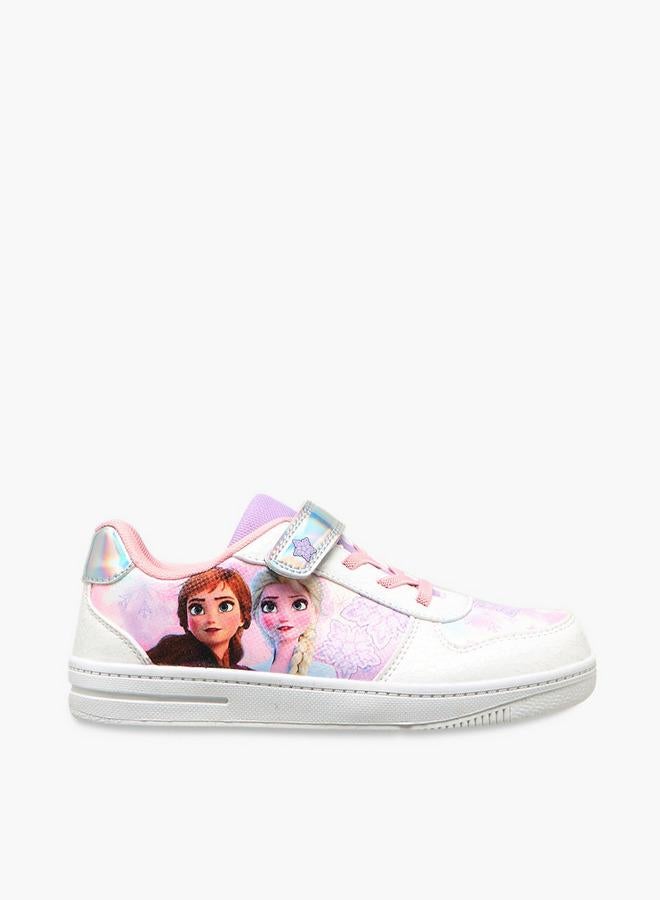 Disney Girls Frozen Print Sneakers - Image 3