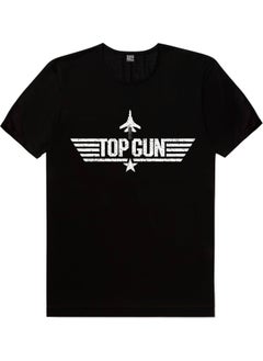 Rock&Roll Top Gun Black Short Sleeve Men's T-Shirt 